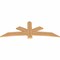 Ekena Millwork Alberta Smooth Timber Gable Bracket, Western Red Cedar, 72"W x 27"H x 1 1/2"D x 5 1/2"F, 9/12 Pitch GBW072X27X0206ALB00SWR - alternate 3